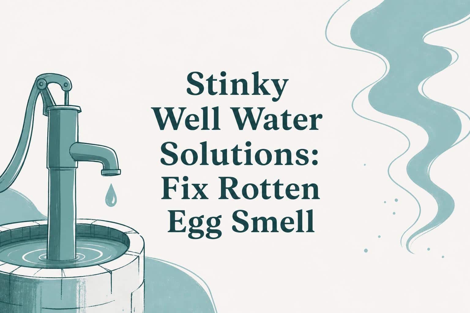stinky well water solutions